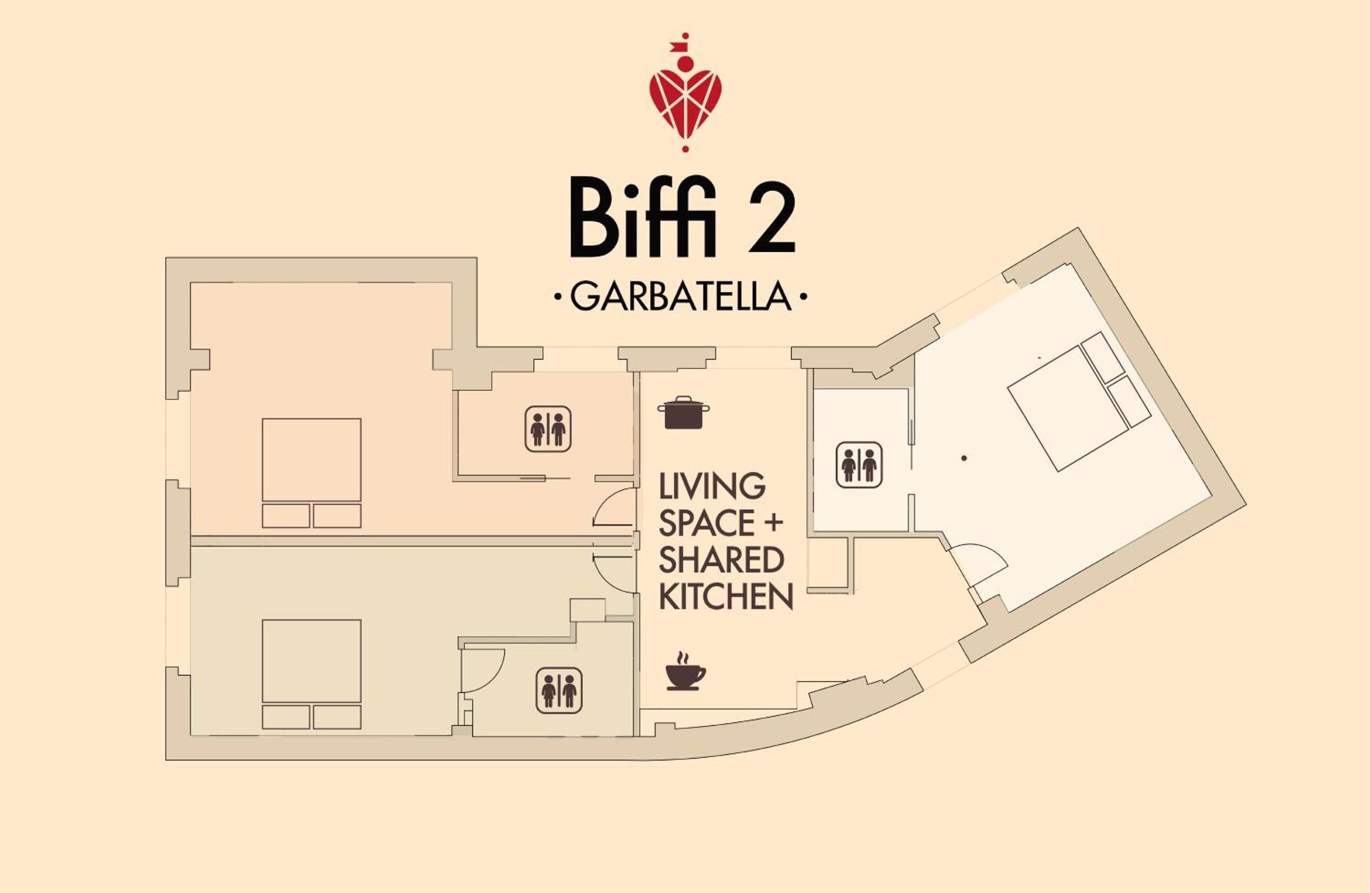 Biffi 2 - Garbatella Rooms Рим Екстериор снимка